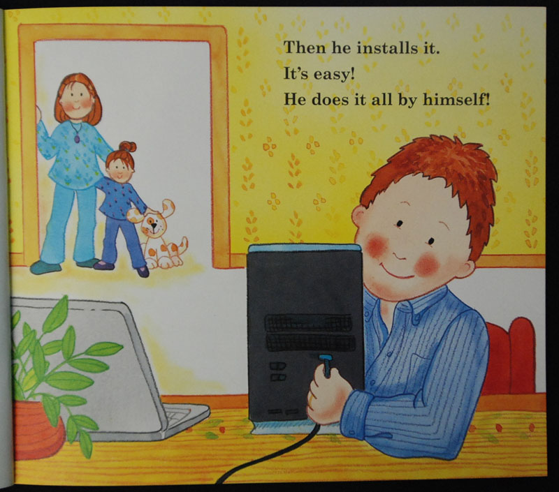 Illustration for article titled Microsoft's Brainwashing Children's Book: Mommy, Where Do Servers Come From?